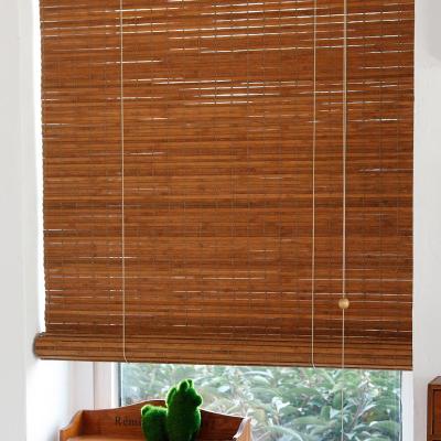 China 2021 Amazon Modern Hot Selling Custom Indoor Home Window Covering Manuals Bamboo Blinds for sale