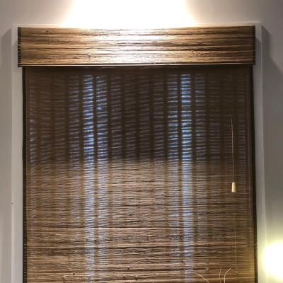 China Quality Guarantee Modern OEM 100% ODM Customized Manual Blackout Natural Grass Roller Blinds for sale