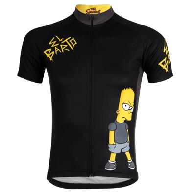 China SIMPSONS Pro Team Cycling Jersey Mens Summer Road Bike Shirt Good Quality Antibacterial Cycling Cycling Tops Wear Hombre for sale