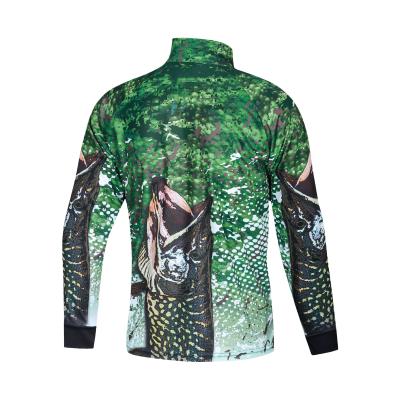 China Custom Printed Fishing Shirts Wholesale Antibacterial Outdoor Fishing Shirt Apparel Shirts Performance Fishing Shirts for sale