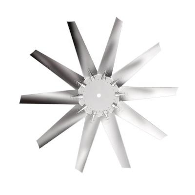 China Factory Direct Supply 10 Large Axial Fan Blades Large Axial Fan Blades With Cooling Tower Aluminum Material Fan Blade for sale