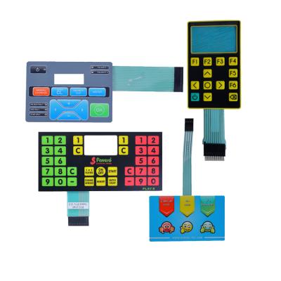 China Durable membrane switch tactile keypad for sale