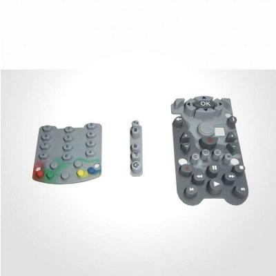 China Durable China Factory Silicone Remote Control Silk Printing Push Button for sale