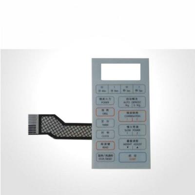 China Durable Pressure Sensitive Single Shielding Membrane Switch Membrane Keypad for sale