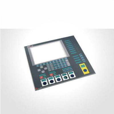 China Durable Waterproof Plastic Mount Button Membrane Keypad Flat Label Type Membrane Switch for sale