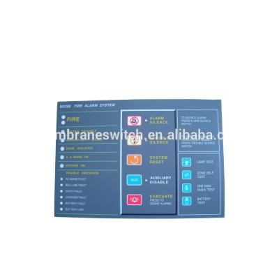 China Front Panel Durable Digital Printing Keypad Membrane Color Gradient Graphic Covered Sticker for sale