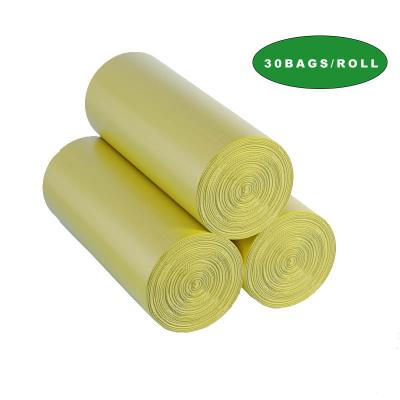 China Recycled Materials Jieya Household Garbage Bag 30 Rolls Garbage Plastic Heavy Duty Garbage Bags for sale