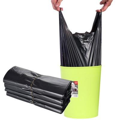 China Factory Supply PE Vest Carrier Plastic Supermarket Disposable Pouch Bags Wholesale Grocery Bag for sale