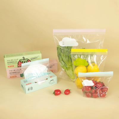 China Recyclable Fresh Reusable Reusable Zipper Food Sandwich Food Storage Ziplock Bags for sale