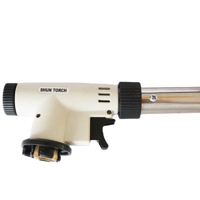 China Survival Metal Stainless Steel Outdoor Multi Function Flame Gun Outdoor Camping Blowtorch 005 for sale