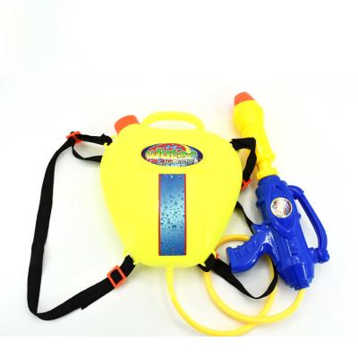 China Super Water Gun Yellow Kettle Soaker Water Launches Powerful Gun Squirt Gun Backpack Toy for sale