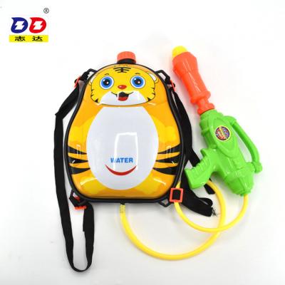 China Children's Large Capacity Long Range Cartoon Tiger Backpack Animal Cute Water Gun Water Gun With Tank for sale