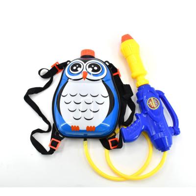 China Wholesale Large Capacity Water Gun Boys Summer Toy Water Gun Backpack Cartoon for sale