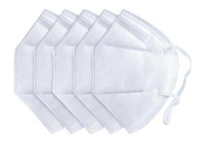 China White KN95 Disposable Medical Mask 5 Ply Protective Cover Environment Friendly for sale