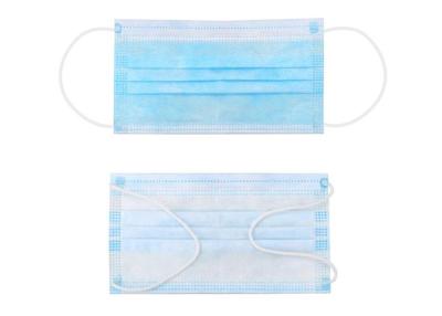 China Blue Disposable Earloop Face Mask No Stimulation For Personal Safety for sale