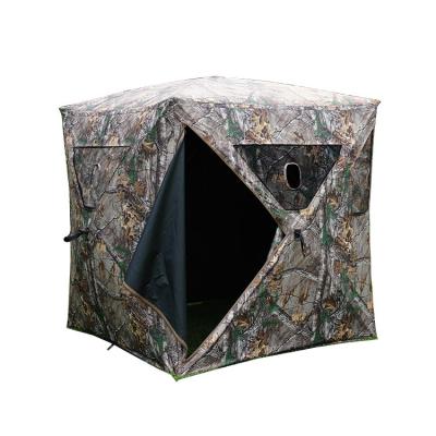 China Factory Directly Sale One Person Blind Camouflage Hunting Shooting Multiplayer House Tent Blind Hunting for sale