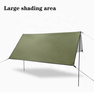 China SANSU Sun Shades Eco-friendly Outdoor Waterproof Shelter Tarp Camping Camping Tent Tarp for sale