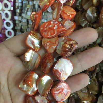 China Jewelry Making 38~40cm Natural Pearl Shell Tooth Shape Pendant Color Baroque Imitation Pearl Color DIY Jewelry Accessories for sale