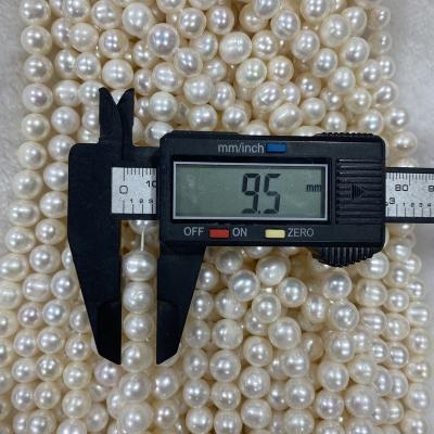 China Jewelry Making Makers AAA 9~10mm Freshwater Pearl Necklace Round~Potato Oval Shape Loose Beads Bead Bracelet DIY Jewelry Accessories for sale