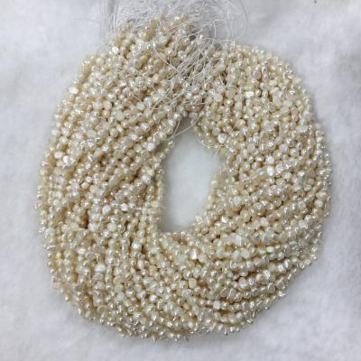 China For Necklaces 6~7mm Cheap Punch Shape Loose Natural Freshwater Baroque Pearl Pearl DIY Pearl Necklace for sale