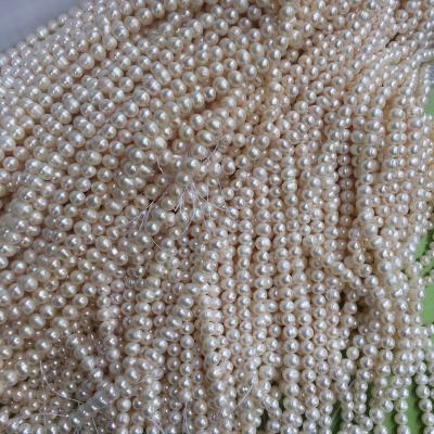 China Jewelry Making Wholesale Natural Freshwater Pearl Loose Beads Round Beads Handmade Jewelry Accessories DIY Accessories Bead Round Beads for sale