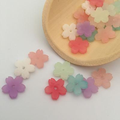 China DIY Jewelry Accessory 500 Pcs Per Bag Factory Direct Sale 12mm Shell Powder Embossed Shell Flower DIY Jewelry Accessories Natural Handmade Earrings for sale