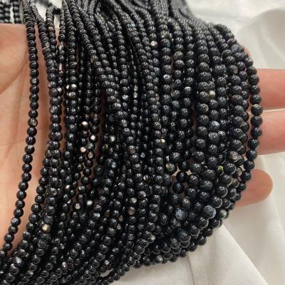 China Butterfly Accessory Shell 3 and 4mm Shell Accessories Beaded Loose Beads Straight Hole Punched Shell Beads DIY Jewelry Factory Direct Sale Black for sale