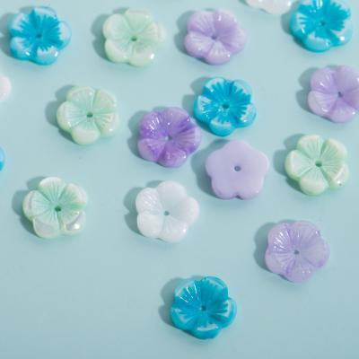 China DIY Jewelry Factory Sale 10mm Shell Flower Bowl Flower Carving DIY Earrings Jewelry Accessories For Shell Necklaces Shell Bracelets for sale