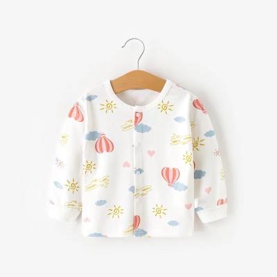 China New fashion children's cotton cardigan children's casual spring jacket breathable cartoon baby children's tops baby jacket for sale