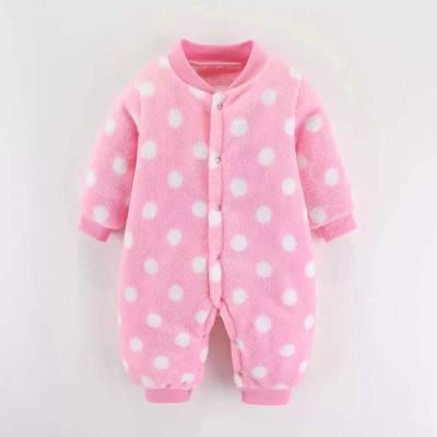 China New breathable newborn spring and fall flannel jumpsuit. baby overalls for sale