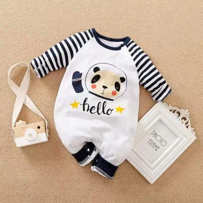 China New breathable spring and fall newborn cotton overalls. baby overalls for sale