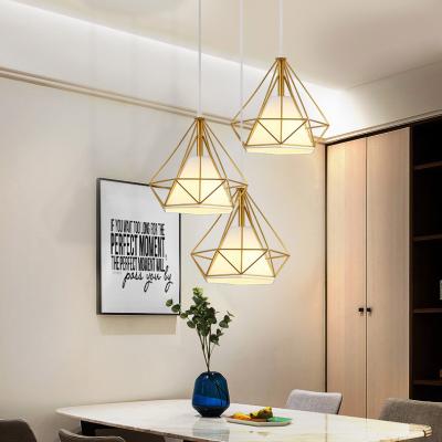 China Hot Selling Adjustable Length Dining Room Iron Frame Cloth Fabric Led Modern Kitchen Lampshade Hanging Pendant Light for sale