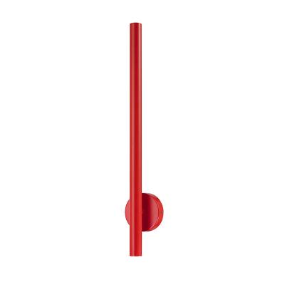 China Adjustable linear minimalist modern style restaurant living room decoration length red indoor wall lamp cafe for sale