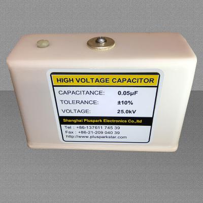 China General Purpose Capacitor 25kV 0.05uF, High Voltage Capacitor 50nF, Pulse Kondensator 0.05MFD for sale