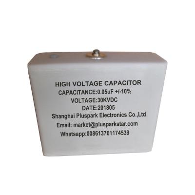 China General Purpose High Voltage Capacitor 30kV 0.05uF / 50nF Double Ended Plastic for sale