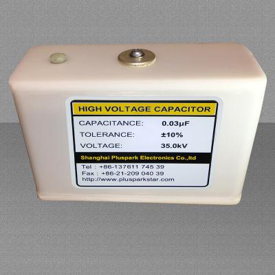 China General Purpose High Voltage Capacitor 35kV 0.03uF Double Ended for sale