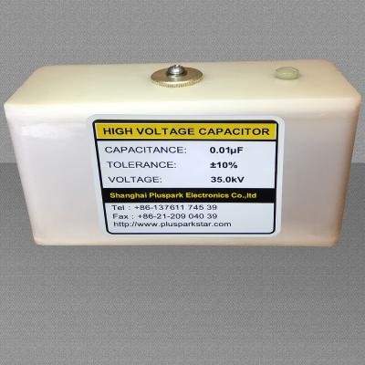 China General Purpose Capacitor 0.01uF 35kV, High Voltage Capacitor 35kV 10nF, HV Pulse Discharge for sale