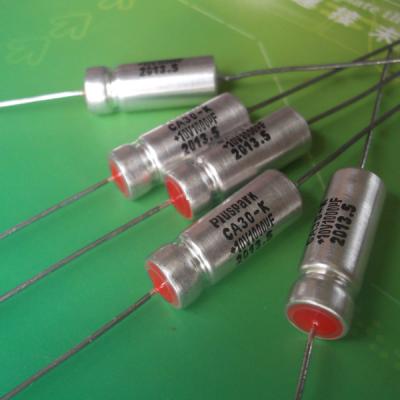 China 68uf 10v axial capacitor, 68uf 10v axial wet general purpose wet tantalum capacitor for sale