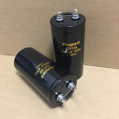 China 1500uF 500V general purpose electrolytic capacitor, 500V 1500MFD capacitor, 1500MFD power capacitor for sale