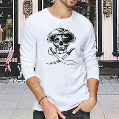 China High Street Viable Slim Style Long Sleeve Round Neckless T-Shirts For Different Hip Hop Men's Tees Wholesale OEM ODM for sale