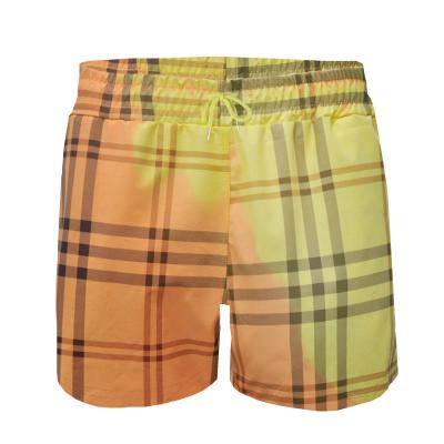 China Hot Sale Anti-wrinkle Casual Men's Plaid Beach Abbreviation Heat Sensitive Fade Sports Pants Wholesale OEM ODM ODM for sale