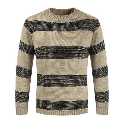 China Anti-pilling stylish men's sweater shirts color personality splice knitting sleeve anti-pilling fashion sweater long for OEM ODM wholesale for sale