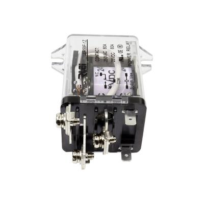 China Best Quality 2 Pin Failure 28v 30v 60a 80a 100a DC Power Sealed Relay for 100% Safety for sale