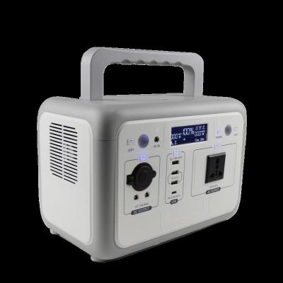 China Type C 600W station for camping emergency power supply travel portable power station with led display digital screen for sale