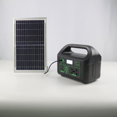 China Battery Pack 150W Type C Solar Hybrid Inverter Solar Portable Power Station With LED for sale