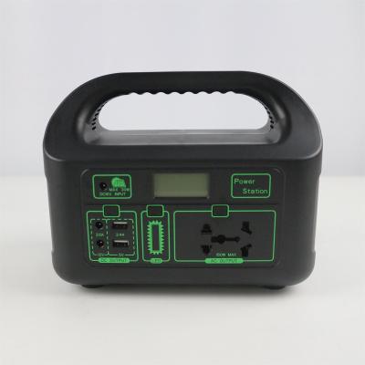 China Power supply type C handle green+black color black power station night fairs portable emergency lighting for sale