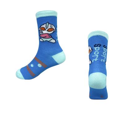 China 2021 New Design Custom Logo Brand Baby Kids Japan Cartoon Ruffle Anti-Bacterial Available Anti-Bacterial Ultra-Soft And Breathable Knitted Anti-Skid Socks for sale