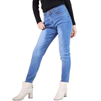 China SKYKINGDOM drop gz women jeans high waist skinny blue stretch women longchan QUICK DRY slim jeans for women for sale