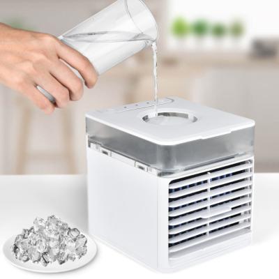 China Personal Small Size Usb Mini Portable Air Cooler Summer Table Air Cooler New Design for sale