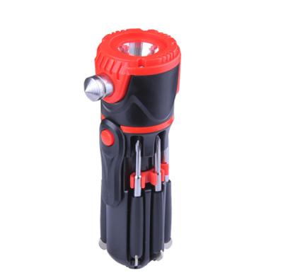 China ABS STEEL PP 45# PP STEEL A3 QC-208 12 In 1 Multi Tool With Powerful Torch for sale